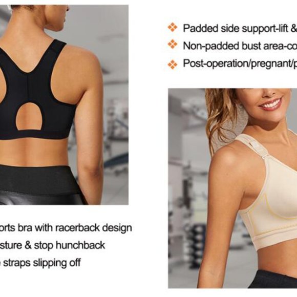 Nebility Women Post-Surgical Sports Support Bra - Picture 2 of 5